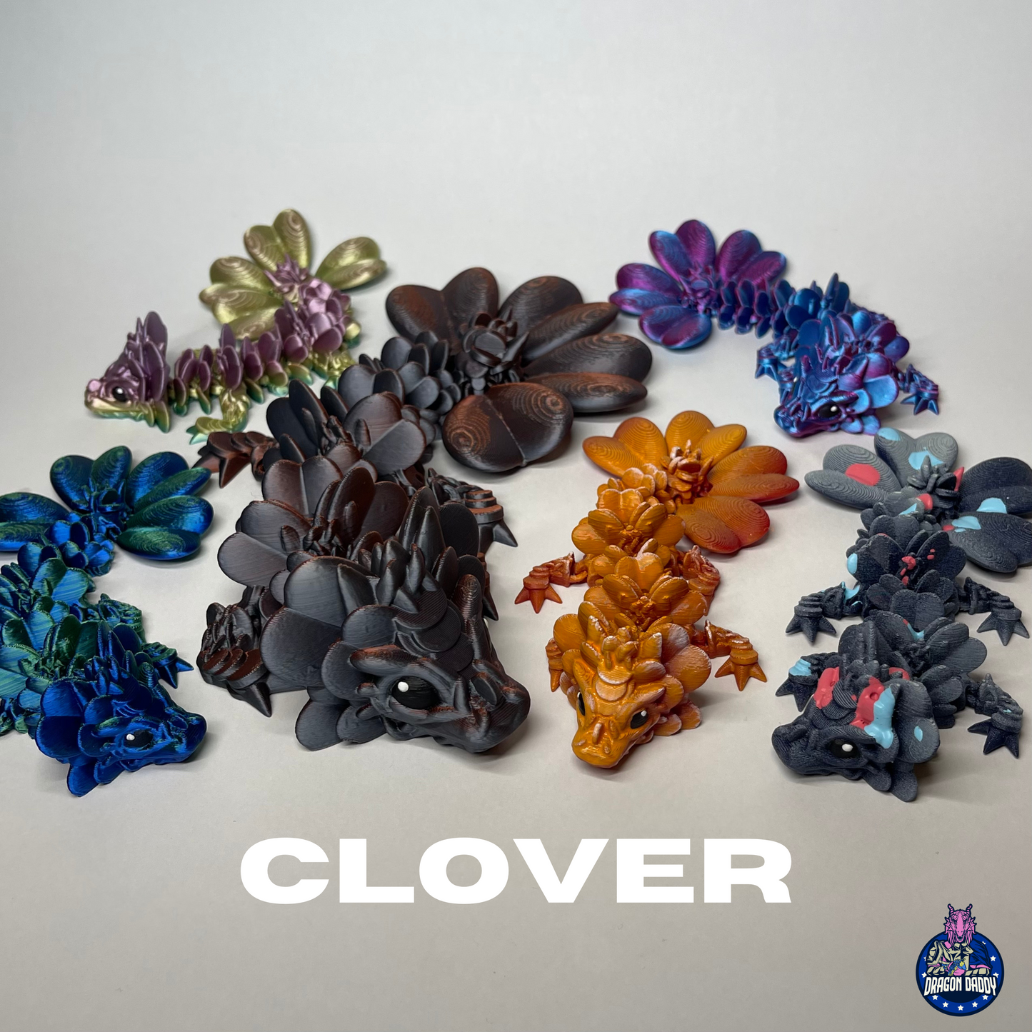 Moonlit Rainbow - 3D Printed Dragons