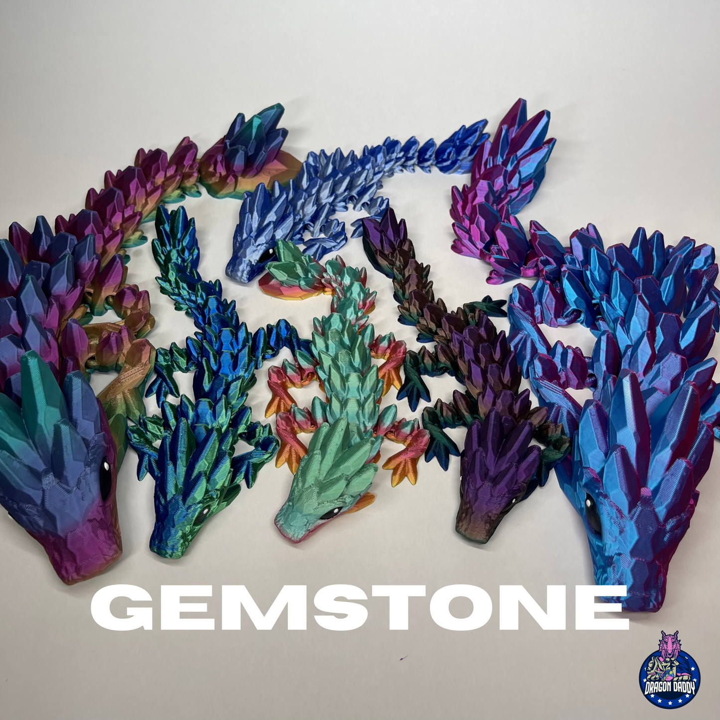 Moonlit Rainbow - 3D Printed Dragons