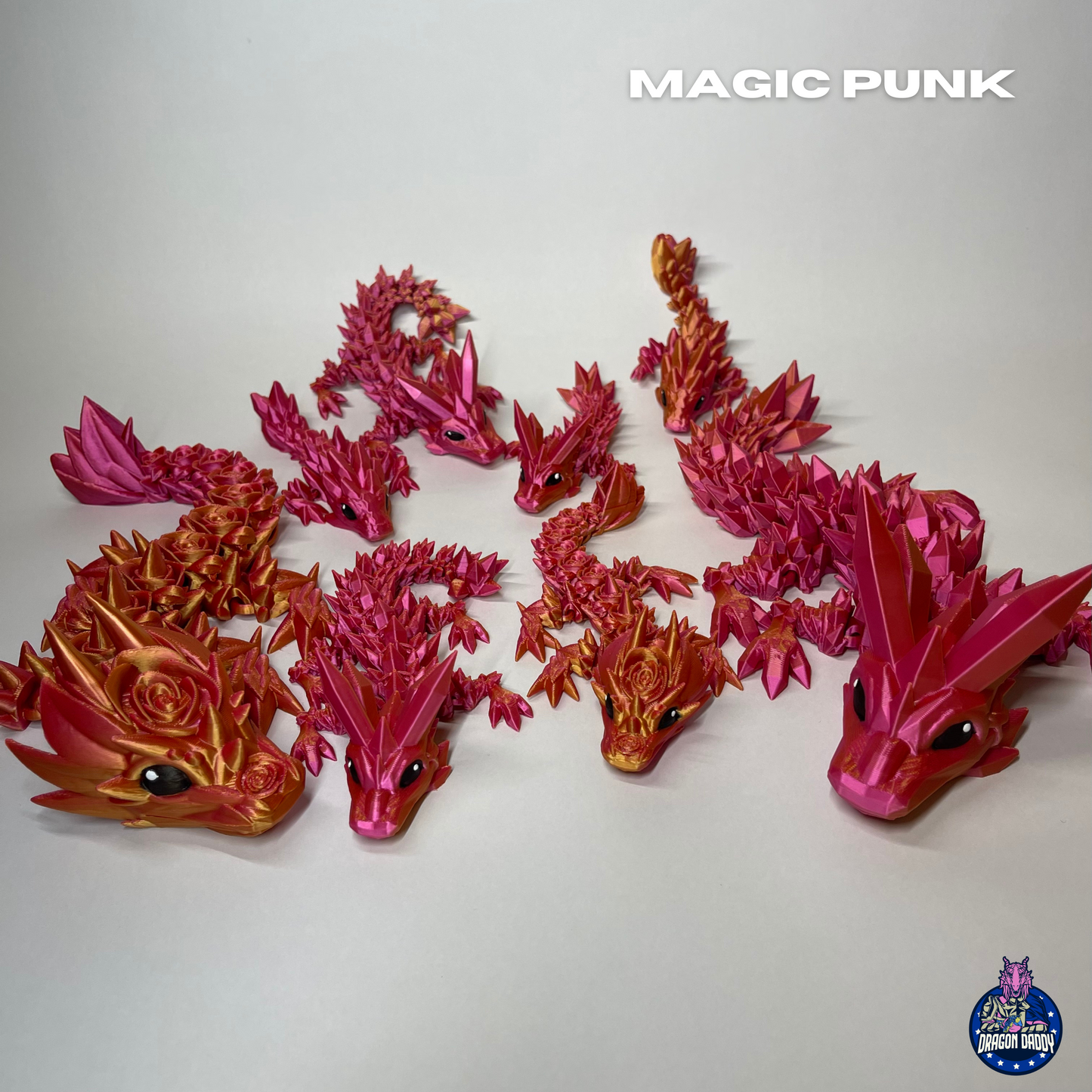 Rosie our Rose Dragon - 3D Printed Dragons