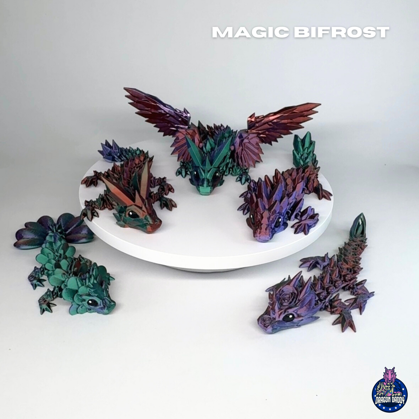 Rosie our Rose Dragon - 3D Printed Dragons