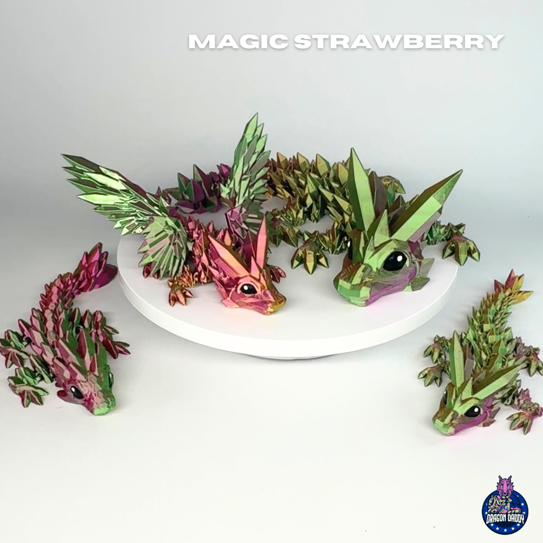 Rosie our Rose Dragon - 3D Printed Dragons
