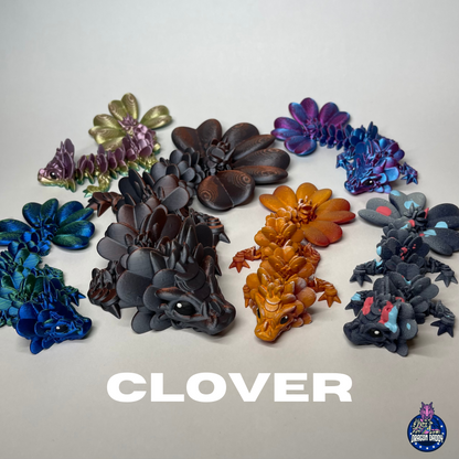 Lucky our Clover Dragon - 3D Printed Dragons