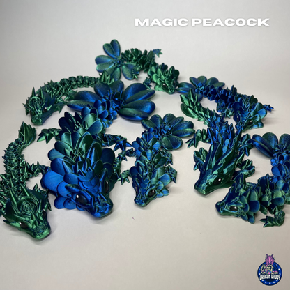 Magic Peacock - 3D Printed Dragons