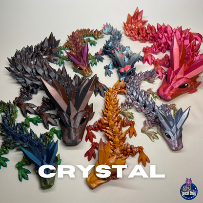 Spike our Crystal Dragon - 3D Printed Dragons