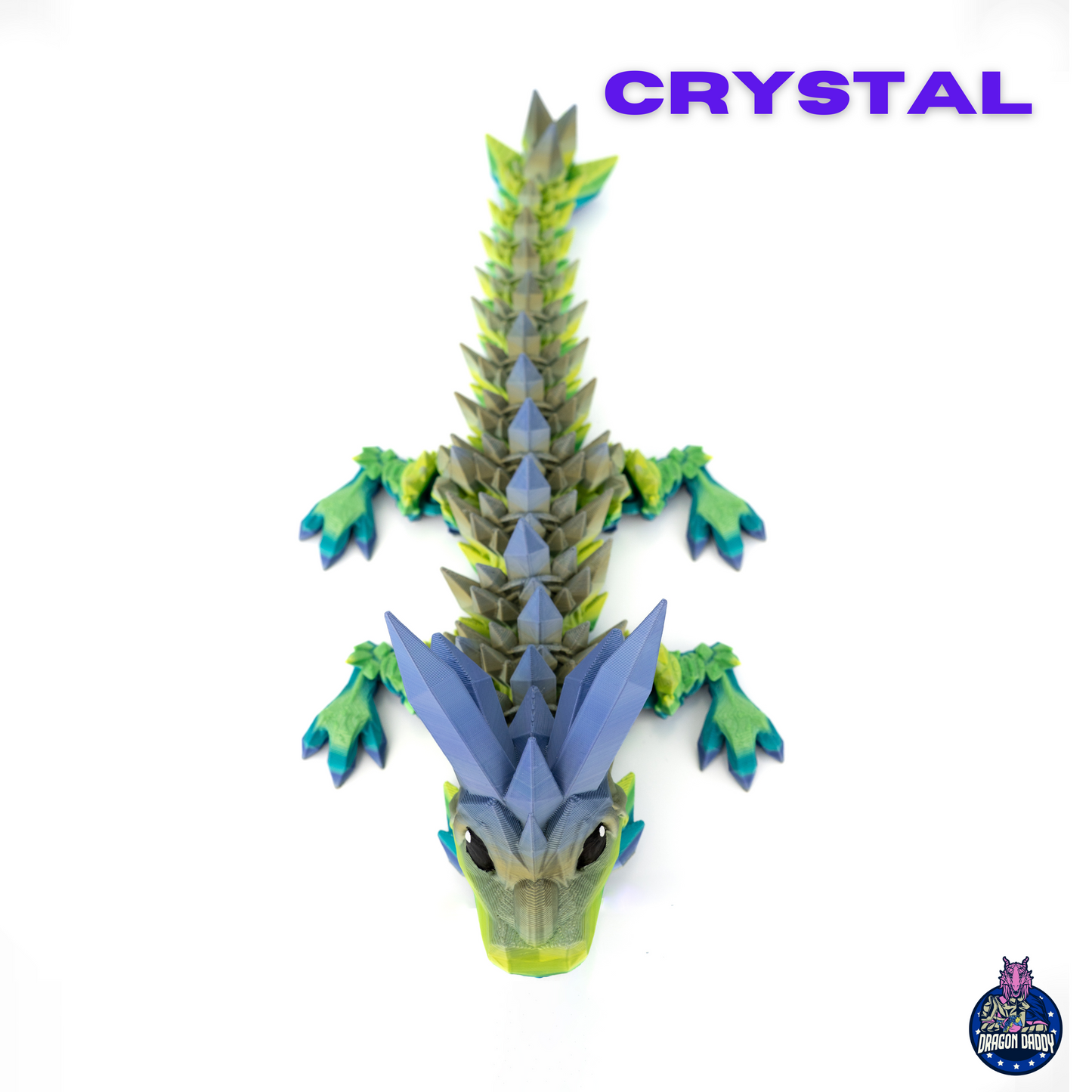 Spike our Crystal Dragon - 3D Printed Dragons