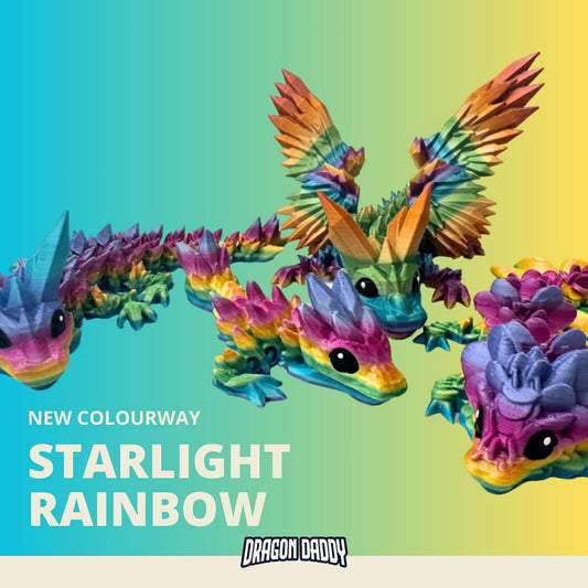 Starlight Rainbow - 3D Printed Dragons