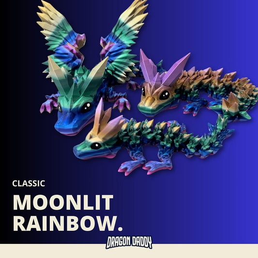 Moonlit Rainbow - 3D Printed Dragons