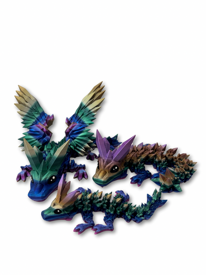 Moonlit Rainbow - 3D Printed Dragons