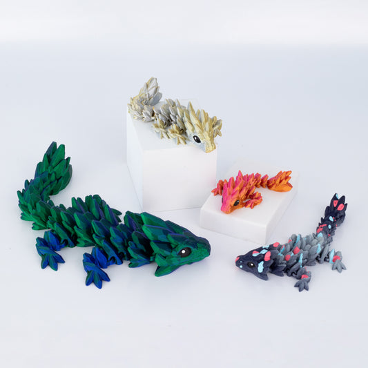 Rocky our Gemstone Dragon - 3D Printed Dragons