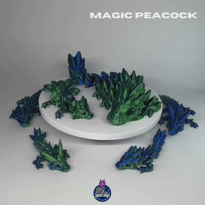 Magic Peacock - 3D Printed Dragons